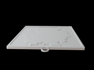 Pendant map of Germany 3D print model 3D Print Model