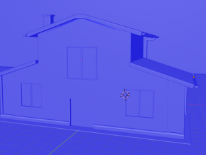 Lowpoly house Model 3D