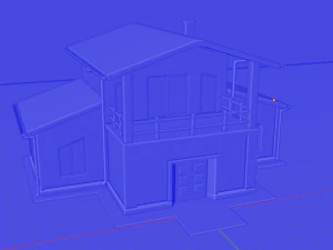 Lowpoly house 3D Model