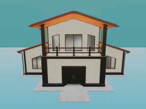 Lowpoly house 3D Model