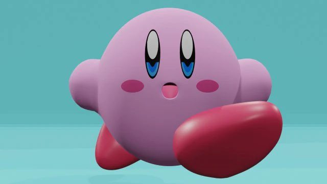 Kirby Model 3D .c4d .max .obj .3ds .fbx .stl .blend 