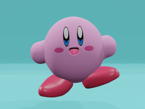 Kirby 3Dモデル