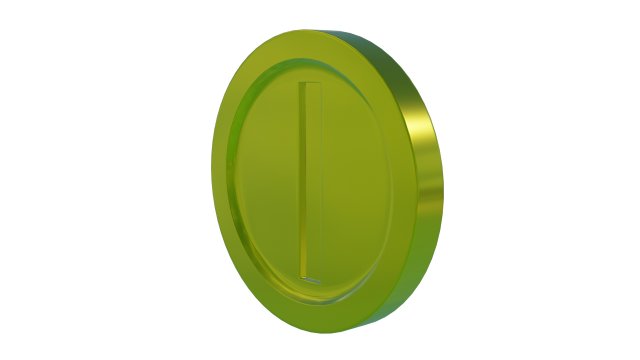 Gold Coin Modello 3D .c4d .max .obj .3ds .fbx .stl .blend 