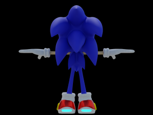 Sonic The hedgehog Modelo 3D