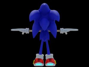 Sonic The hedgehog 3D Model