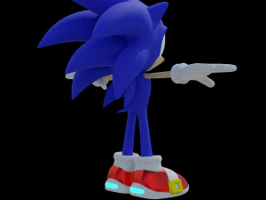 Sonic The hedgehog 3D Model