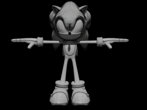 Sonic The hedgehog Modelo 3D