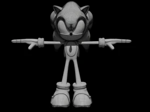Sonic The hedgehog 3D Model