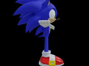 Sonic The hedgehog Modelo 3D