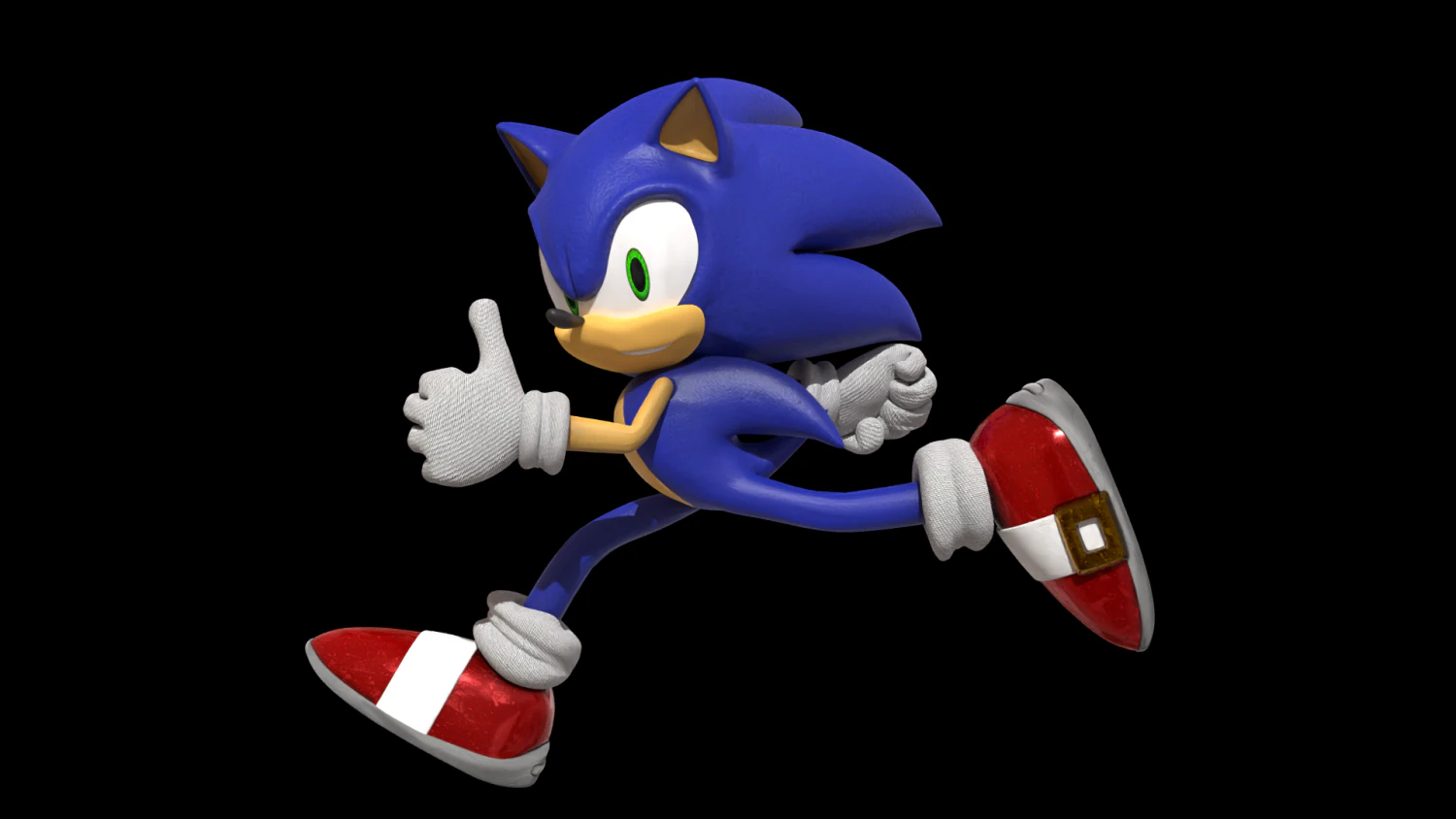 SONIC THE HEDGEHOG 3D Model .c4d .max .obj .3ds .fbx .stl .blend 