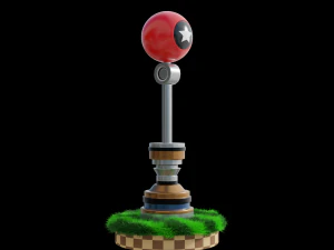 Checkpoint-Sonic 3D Model