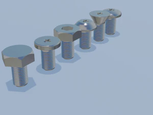 Śruby Model do druku 3D