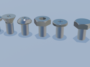 Bolts Modelo de impresión 3D