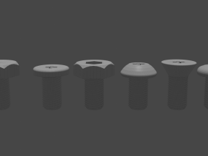 Bolts Modelo de impresión 3D