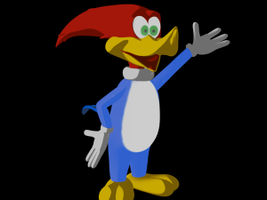 Woody Woodpecker 3D 模型