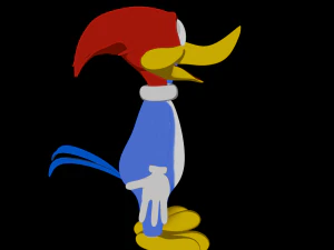 Woody Woodpecker 3D Model