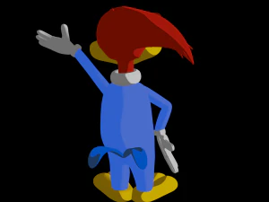Woody Woodpecker 3D Model
