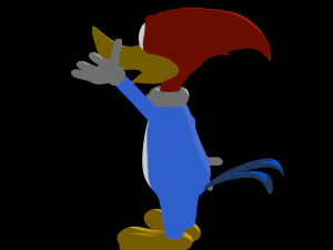 Woody Woodpecker 3D Model