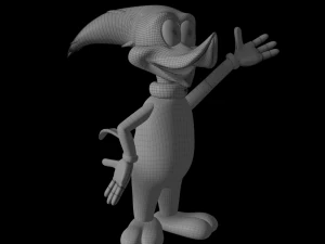 Woody Woodpecker 3D Model