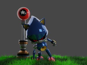 Metal Sonic 3D-Modell
