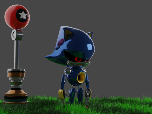 Metal Sonic 3D 모델