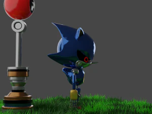 Metal Sonic 3D Model