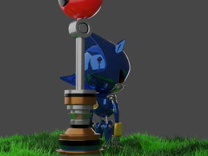 Metal Sonic 3D 모델