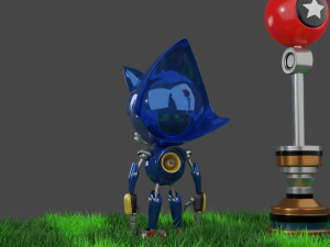 Metal Sonic 3D 모델