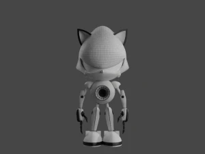 Metal Sonic 3D Model