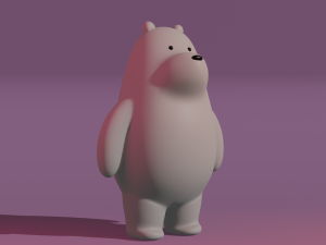 Ice Bear Polar 3D Model