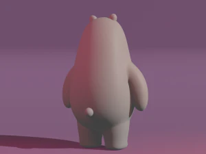 Urso de Gelo Polar Modelo 3D