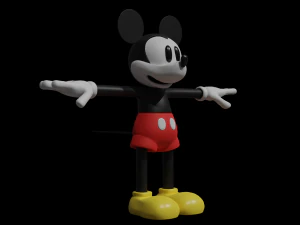 Topolino Modello 3D