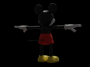 Topolino Modello 3D