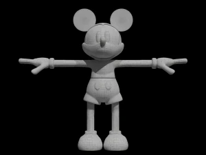Topolino Modello 3D