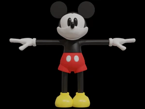 Ratoncito Mickey Modelo 3D