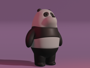 Panda Modelo 3D
