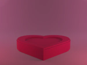 Caja de coraz&oacute;n Modelo de impresión 3D