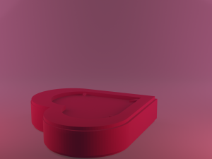 Heart Box 3D Print Model