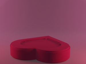 Heart Box 3D Print Model