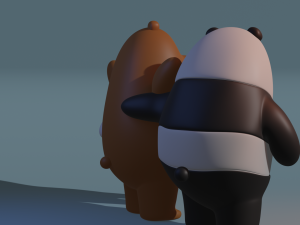 We are Bare Bears 3D-Modell