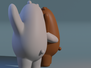 We are Bare Bears 3D-Modell