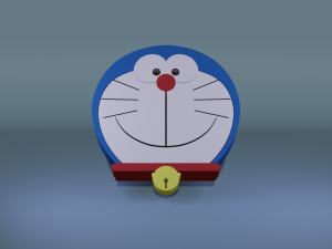 Doraemon Valentine box 3D Model
