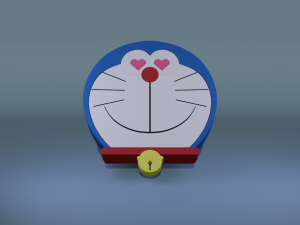 Doraemon Valentine box CG 텍스쳐