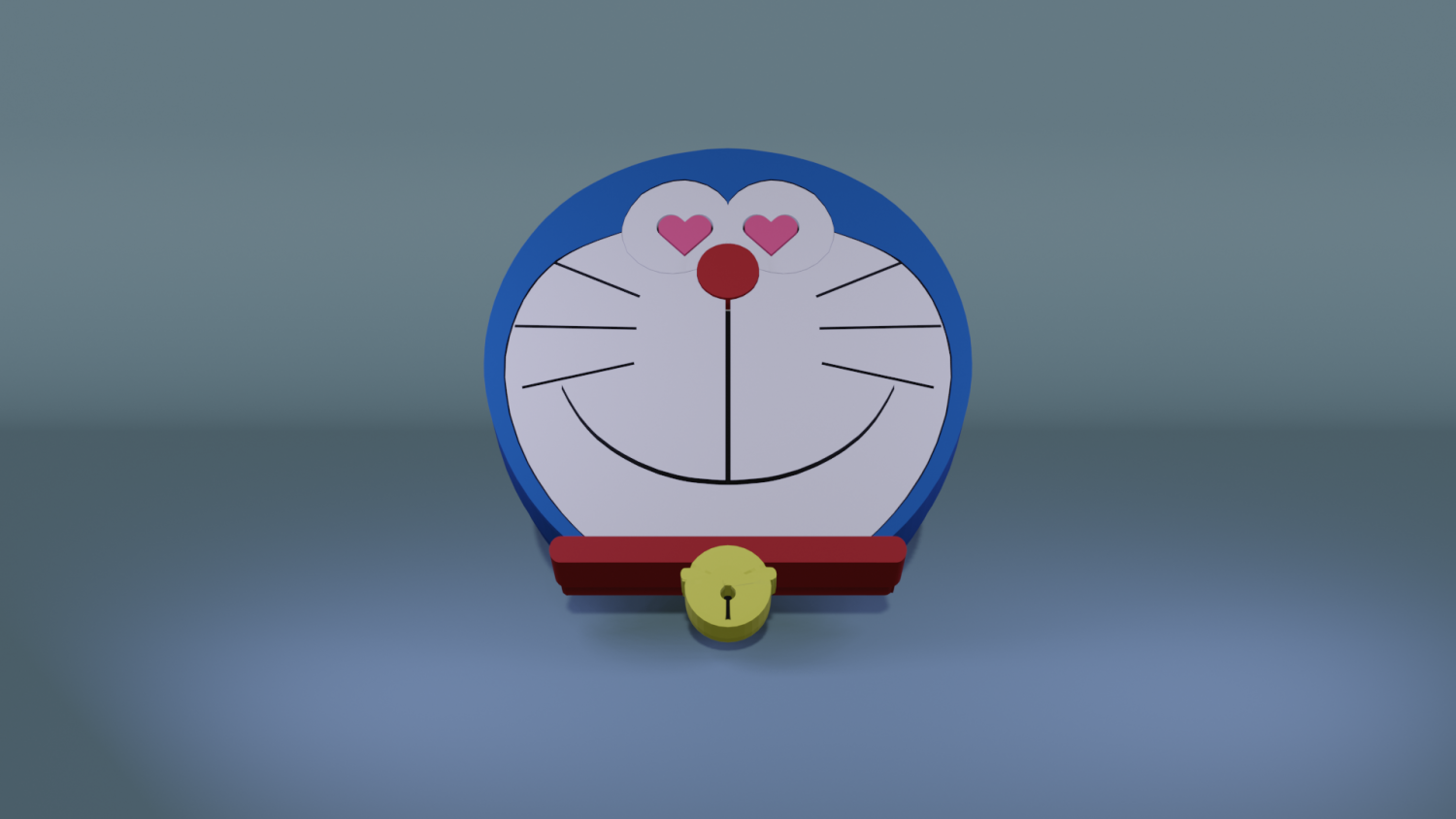 Doraemon Valentine box Free 3D Model in 3D Renders 3DExport