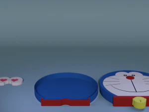 Doraemon Valentine box CG Textures