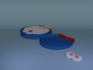 Doraemon Valentine box CG 텍스쳐