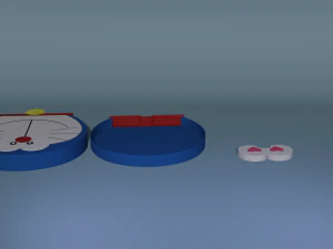 Doraemon Valentine box CG Textures
