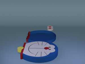 Doraemon Valentine box CG 텍스쳐