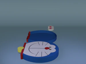 Doraemon Valentine box CG Textures