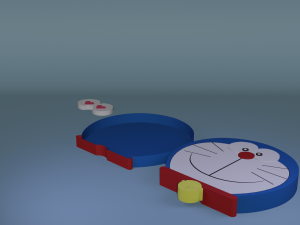 Doraemon Valentine box CG 텍스쳐